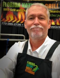Owner Mike Johnson at the Treasure Coast Home Show February 2018.