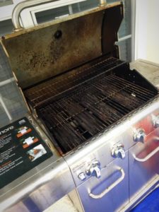 Kenmore Grill Cleaning Before | Florida Native Grill Cleaning