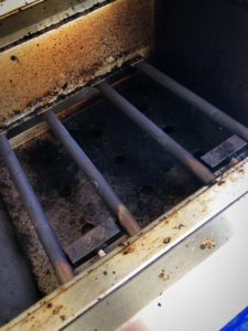 ProFire Grill Before Cleaning